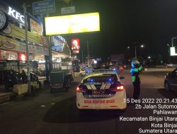 BLUE LIGHT PATROL POLRES BINJAI , EFEKTIF CEGAH GANGGUAN KAMTIBMAS