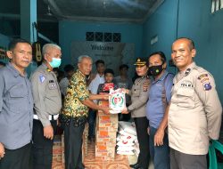 PANITIA NATAL POLRES BINJAI MELAKSANAKAN BAKTI SOSIAL KE PANTI ASUHAN