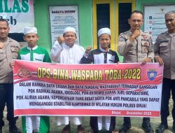 Ops Bina Waspada Toba 2022, Polres Binjai Sambangi Ponpes, Berikan Pembinaan Dan Penyuluhan.