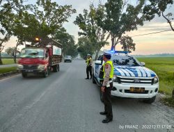 SAT LANTAS POLRES BINJAI GELAR PATROLI ANTISIPASI BALAP LIAR SASAR JALAN MAKALONA