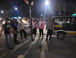 CEGAH GANGGUAN KAMTIBMAS DAN KRIMINALITAS DI MALAM HARI PATROLI BERSINGGUNGAN POLSEK BINJAI KOTA DAN POLSEK SEKITARNYA