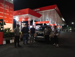 UNIT PATROLI BLUE LIGHT POLSEK BINJAI POLRES BINJAI SASAR OBYEK VITAL