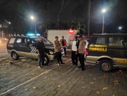 CEGAH GANGGUAN KAMTIBMAS DAN 3C MALAM HARI PATROLI BERSINGGUNGAN POLSEK BINJAI KOTA DAN POLSEK BINJAI BARAT