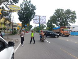 BERIKAN PELAYANAN PRIMA TERHADAP MASYARAKAT, SIE PROPAM POLRES BINJAI RUTIN PANTAU PASTIKAN PELAKSANAKAAN GATUR PAGI BERJALAN