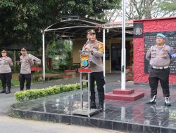KABAG OPS POLRES BINJAI PIMPIN APEL PENGAMANAN IBADAH NATAL DI GEREJA SERTA PATROLI SKALA BESAR DIWILAYAH HUKUM POLRES BINJAI