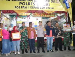 SALURKAN LOGISTIK NATAL ||FORKOPIMDA BINJAI CEK PERAYAAN NATAL KE GEREJA DAN POS PAM