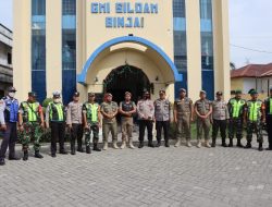 POLRES BINJAI BERSAMA INSTANSI LAIN CIPTAKAN SITUASI KAMTIBMAS PADA NATAL 2022