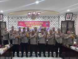 POLRES BINJAI MENERIMA KUNJUNGAN KERJA TIM SUPERVISI OPS LILIN TOBA-2022 DARI  MABES POLRI