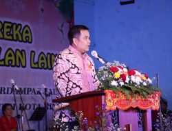 KAPOLRES BINJAI MENGHADIRI PERAYAAN NATAL OIKUMENE BERSAMA MASYARAKAT, PEMERINTAH KOTA BINJAI, TNI DAN POLRI