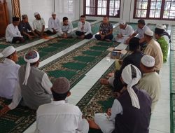 KASAT RESKRIM POLRES BINJAI GELAR CURHAT DI MESJID DARUSSALAM