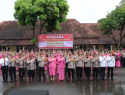 KAPOLRES BINJAI PIMPIN UPACARA KENAIKAN PANGKAT 52 PERSONIL