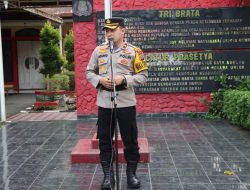WAKA POLRES BINJAI PIMPIN APEL GABUNGAN KESIAPAN PENGAMANAN MALAM PERGANTIAN TAHUN BARU 2023