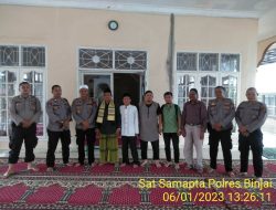 JUMAT CURHAT, KASAT SAMAPTA POLRES BINJAI  TAMPUNG ASPIRASI JEMAAH MASJID AN NUR