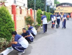 MENUNJANG KENYAMANAN PELAYANAN UNTUK MASYARAKAT, POLRES BINJAI KURVEY HALAMAN MAKO