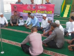 JUM’AT CURHAT, KASAT SAMAPTA POLRES BINJAI SAMBANGI MASJID MESJID MESJID JAMIK