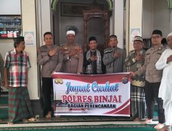 MELALUI PROGRAM JUMAT CURHAT, KABAGREN POLRES BINJAI DENGARKAN ASPIRASI WARGA