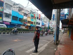 Program Oprasi Yustisi dilakukan dilaksanakan Polsek Binjai Barat mencegah virus corona serta bagikan masker gratis kepada masyarakat