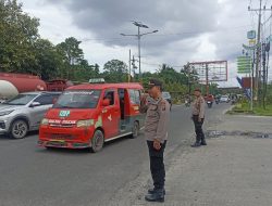 Program giat pemerintah Oprasi Yustisi dilakukan dilaksanakan Polsek Binjai Barat mencegah virus corona  dan memberikan himbauan kepada masyarakat