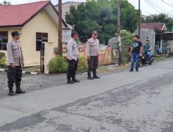 kegiatan Pelaksanaan Oprasi Yustisi dilaksanakan Polsek Sei Bingai pencegahan virus covid-19 dan bagi masker secara gratis kepada masyarakat