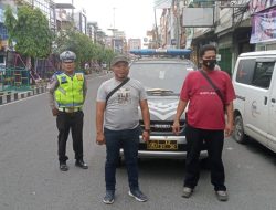 Polsek Binjai barat Unit samapta melaksanakan kegiatan pembinaan  kepada Juruparkir liar serta jaga keamanan kamtibmas