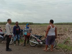 INGATKAN BAHAYA KARHUTLA, BHABINKAMTIBMAS POLSEK BINJAI TIMUR HIMBAU WARGA UNTUK TIDAK MEMBAKAR HUTAN