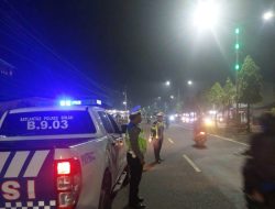 Giat KRYD pada malam hari oleh Satlantas Polres Binjai dalam Rangka Antisipasi 3C ( Curas, Curat & Curanmor) disertai Giat PATROLI RUTIN Antisipasi BALAP LIAR