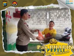 AKSI HUMANIS BHABINKAMTIBMAS BANDAR SENEMBAH