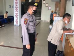Polres Binjai Unit Pam Obvit laksanakan patroli sambang objek vital guna cegah terjadinya tindak pidana di wilayah hukum Polres Binjai
