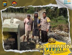 BHABIN DESA DURIAN LINGGA SAMBANGI AKTIVITAS WARGA BINAAN