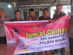 JUMAT CURHAT SAT SAMAPTA POLRES BINJAI DENGAR KELUHAN WARGA