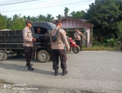 Polsek Binjai Kota dalam pelaksanaan Ops Yustisi laksanakan tentang Pencegahan Penyebaran Virus Covid-19