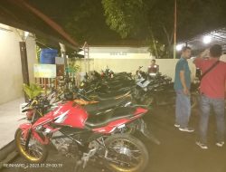 POLSEK BINJAI KOTA  POLRES BINJAI AMANKAN BELASAN KNALPOT BLONG