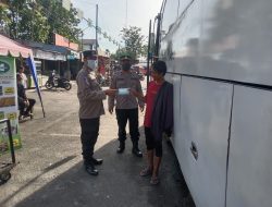 Polsek Binjai Timur dalam pelaksanaan Oprasi Yustisi serta upaya pencegahan Penyebaran virus corona