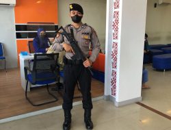 Polres Binjai Unit Pam Obvit lakukan patroli sambang objek vital guna cegah terjadinya tindak pidana di wilayah hukum Polres Binjai