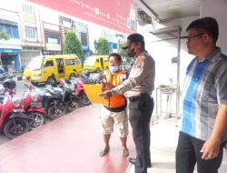 Pelaksanaan giat Ops Yustisi oleh Polsek Binjai Kota tentang Pencegahan Penyebaran Virus Covid-19