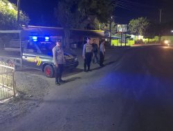 Polsek Selesai melaksanakan kegiatan Patroli R-4 Blue  Light Mengantisipasi terjadinya  Curas, Curat dan Curanmor