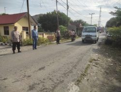 Polsek Sei Bingai lakukan Oprasi Yustisi pencegahan virus covid-19 serta bagi masker secara gratis kepada masyarakat