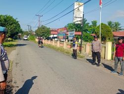 Polsek Sei Bingai lakukan Oprasi Yustisi pencegahan virus corona  serta bagi masker gratis kepada masyarakat