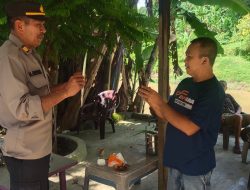 Polsek Binjai Kota laksanakan Oprasi Yustisi tentang Pencegahan Penyebaran Virus Covid-19 guna beri himbau kepada masyarakat agar tetap menerapkan prokes