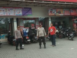 Polsek Binjai Barat Personil Unit Samapta laksanakan giat Patroli  sekaligus memberikan himbauan kepada masyarakat