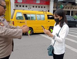 Pelaksanaan program Oprasi Yustisi oleh Polsek Binjai Timur melakukan pencegahan Penyebaran virus corona di tengah masyarakat