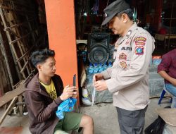 Polsek Binjai Kota Oprasi Yustisi laksanakan tentang Pencegahan Penyebaran Virus Covid-19 guna beri himbau kepada masyarakat agar menerapkan prokes