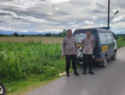 Polsek Binjai selatan laksanakan Patroli dengan kenderaan R4 antisipasi terhadap pelaku kejahatan yang meresahkan masyarakat
