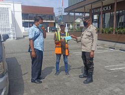 Polsek Binjai Timur melaksanakan kegiatan berupa Oprasi Yustisi serta upaya pencegahan Penyebaran virus corona