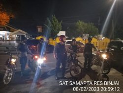 ANTISIPASI CURANMOR DAN KEJAHATAN JALANAN, SAMAPTA UNIT PAM OBVIT POLRES BINJAI TINGKATKAN PATROLI DIALOGIS