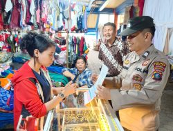 Polsek Binjai Kota Ops Yustisi laksanakan tentang program Pencegahan Penyebaran Virus Covid-19  guna memberi himbau kepada masyarakat agar tetap menerapkan prokes