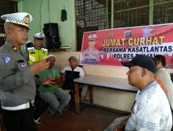 GELAR JUM’AT CURHAT, SAT LANTAS SERAP INFORMASI DAN ASPIRASI DARI MASYARAKAT