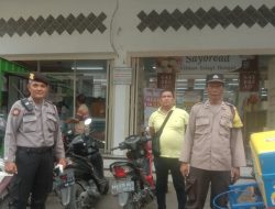 Pelaksanaan  rutin Polsek Binjai Barat Personil Unit Samapta laksanakan giat Patroli  sekaligus memberikan himbauan kepada masyarakat