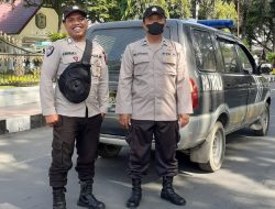 Patroli Roda empat  dilaksanakan oleh Polsek Binjai Kota serta memberikan himbauan mengenai virus covid-19 dan menerapkan prokes