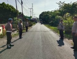 Polsek Sei Bingai melaksanakan program Oprasi Yustisi pencegahan virus corona serta bagi masker secara gratis kepada masyarakat